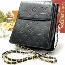 極美品 ルイ ヴィトン ヴェルニ モット ショルダー ハンド バッグ ヌメ革　アクセソワール レキシントン ポーチ LOUIS VUITTON_画像1