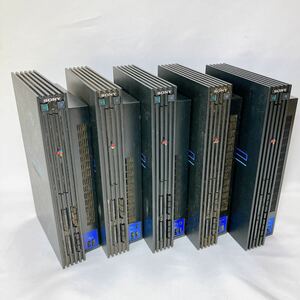 [ジャンク]SONY PS2 まとめて 5台セット 通電OK/ソニー プレステ2 PlayStation2 プレイステーション2 SCPH50000/30000×2/18000/15000