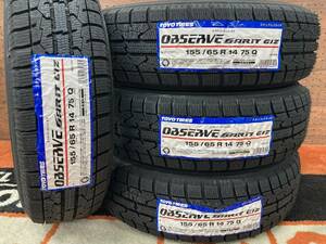 【送料無料】日本製4本Set 【23年製造】TOYOガリットGIZ 155/65R14(155/65-14) スタッドレス 冬 軽自動車 Kカー ムーヴ アルト スペーシア