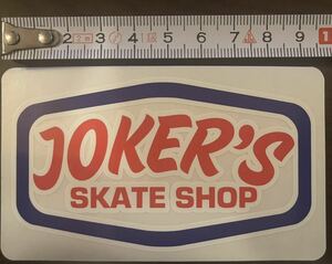 JOKER'S SKATE SHOP その1 ステッカー スケートボード　ホットロッドカスタムショー　2023 新品　この一枚のみです！