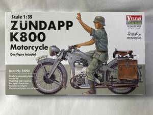 ★未開封品！VULCAN 1/35・ツェンダップ K800 バルカン・ドイツ軍 オートバイ・ZUNDAPP K800・エッチングパーツ/フィギャー付