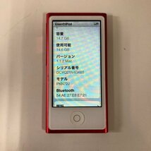 iPod nano 第7世代 16GB (PRODUCT RED) PKN72J/A 刻印有り 230426SK050354_画像1