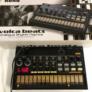 現状品 通電OK KORG volca beats コルグ 電源アダプター付き 231201SK400088