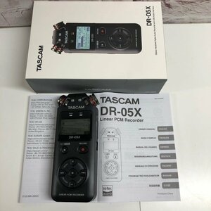 TASCAM DR-05X ステレオ リニア PCM レコーダー ボイスレコーダー 231127SK300075