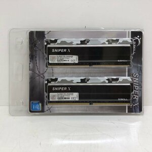 【ジャンク品】PCパーツ G.Skill Sniper X F4-3600C19D-16GSXWB DDR4-3600 PC4-28800 8GBx2枚組 231129SK130509