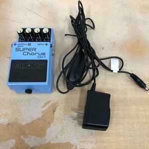 BOSS CH-1 SUPER Chorus スーパーコーラス エフェクター ボス エレキギター 電源アダプター付 231017SK130118