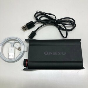 ONKYO オンキョー ポータブルヘッドホンアンプ DAC-HA200 ハイレゾ音源対応 コンバーター 231208SK170327