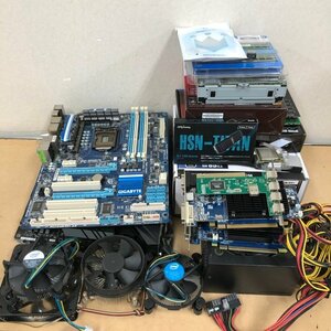 【ジャンク】 PCパーツ まとめ売り 電源 DVDドライブ　CPU　クーラー マザーボード メモリ 他 多数 231201SK110477