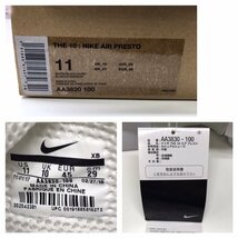 【未使用品】ナイキ NIKE THE 10 AIR PRESTO エア プレスト AA3830-100 オフホワイト29cm 231211SK240620_画像8