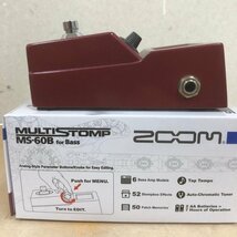 ZOOM MS-60B MultiStomp マルチエフェクター ベース用 音響機材 ズーム 231219SK500157_画像6