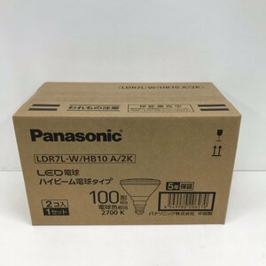 【未開封品】 Panasonic パナソニック LDR7L-W/HB10 A/2K LED電球 ハイビーム電球タイプ ２コ入 １セット 100形相当 231218SK131033