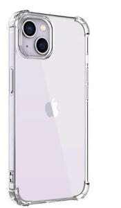 iphone15 Plus クリア ラバー シリコン ショック軽減 ケース カバー 透明 TPU ソフトケース アイフォン 15 プラス スマホケース