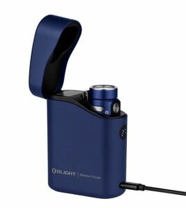 【新品未開封品】OLIGHT オーライト　Baton 4 Premium Edition リーガルブルー ワイヤレス充電ケース