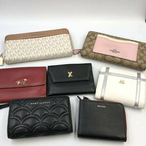 12/1 NG-I1502★財布7点★コーチ/COACH/マイケルコース/MICHAELKORS/MARCJACOBS/Paul Smith/シグネチャー/レザー/DA0 DC0