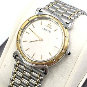 12/6KI-G1383★SEIKO CREDOR★セイコークレドール/腕時計/672154/クォーツ時計/5A74-0050/18KT/DE0 DH0