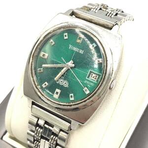 12/6NG-G1384★YOMIURI★SEIKO セイコー/100年/7005-7001/491912/グリーン系/メンズ腕時計/DE0 DH0