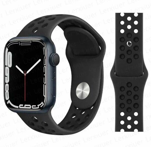 Apple Watch スポーツ バンド 38/40mm ブラック/ブラック