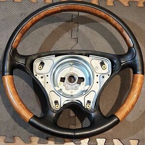  Benz original R129SL latter term R170SLK wood combination steering wheel steering gear combination handle leather SL320SL500SL55SL600SL60SL70SL72SL73AMG