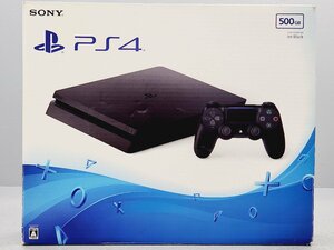 △【3】初期化済み PS4slim CUH-2000A ジェットブラック 500GB 同梱不可 1円スタート