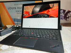 Lenovo Thinkpad X1 Tablet 8世代 i5 8250U 256G/SSD 8G 1920x1080 タッチ液晶 バックライトキーボード WiFi Bluetooth Camera ACD02