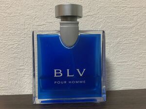 【IS0073】ブルガリ BVLGARI ブルー BLV プールオム オードトワレ EDT 香水 50ml ※残り3分の1程。