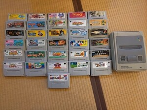 スーパーファミコン ソフト SFC Nintendo スーファミ　本体付き　３１本セット 任天堂　本体通電確認済み