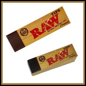 RAW Tips Original 20個セット      手巻き チップ フィルター タバコ 煙草 スモーキング smoking ローリング B182の画像2