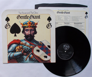 輸入盤変型ジャケLP　GENTLE GIANT　”The Power and The Glory”　WWA-010