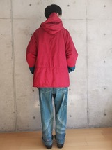 90年代 エルエルビーン 中綿　アノラック プルオーバー パーカー L ■菅田将暉 90s L.L.Bean MADE IN USA　90年代　EBTEK eddie bauer gap_画像6