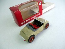 R.W.-MODELL 1960年代西ドイツ製　約1/43 HANOMAG KOMMISSBROT ROADSTER 1924-1928 約1/43 箱付き 美品　長さ約6.5cm_画像7