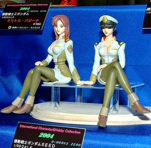 キャラホビ 1/8 ナタル・バジルール 1/8 マリュー・ラミアス セット ガレージキット ガレキ レジン レア C3 AFA 機動戦士ガンダムSEED