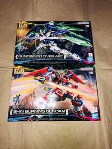 未組立　HG ダブルオー ダイバーアーク 神バーニング ガンダム ガンプラ　00 DIVER ARC SHIN BURNING GUNDAM BUILD METAVERSE oo