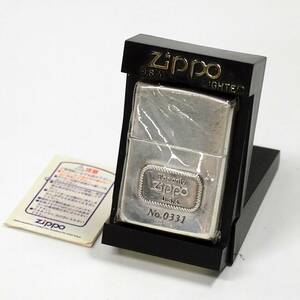 O10-102 ZIPPO オイル ライター / No.331 The only USA 1999 STERLING スターリング シルバー プレート / ジッポ― グッズ 喫煙