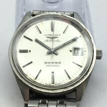 ◯K9-263 LONGINES/ロンジン ADMIRAL アドミラル 五つ星 3針 Date デイト メンズ 自動巻き 腕時計 稼働品_画像1