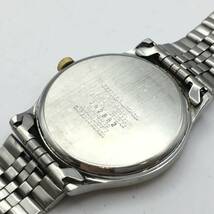 ◯N9-381 CITIZEN/シチズン Eco-Drive 3針 メンズ ソーラー 腕時計 E030-K001676CKK 動作不安定 ジャンク扱い_画像4