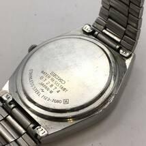 ◯N9-195 SEIKO/セイコー TYPE II タイプ2 3針 Day-Date デイデイト メンズ クォーツ 腕時計 針の脱落あり 7123-7080 _画像6