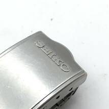 ◯N9-195 SEIKO/セイコー TYPE II タイプ2 3針 Day-Date デイデイト メンズ クォーツ 腕時計 針の脱落あり 7123-7080 _画像8