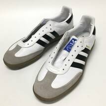 H11-248 adidas SAMBA メンズ スニーカー 29cm 靴 サンバ OG ホワイト/ブラック B75806 アディダス オリジナルス_画像1