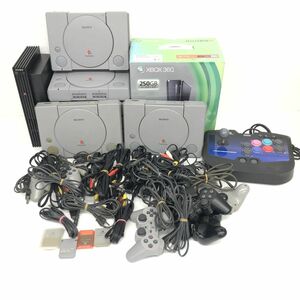 PS1/PS2/XBOX ゲーム機本体　コントローラー 他　21kg　いろいろ まとめて　160サイズ詰め合わせ【309-275#160】