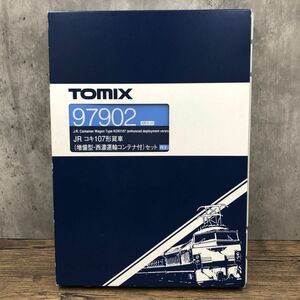 TOMIX 97902 JR コキ107形貨車 増備型 西濃運輸 コンテナ付　Nゲージ 鉄道模型　コレクター放出品 【311-183#80】