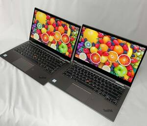 フルスペック ThinkPad X1 Yoga Gen 4 計2台 - SIMフリー MS Office 2021 - CPU i7 / MEM 16GB /4K LCD / SSD 1TB / Win10 Pro64 / 顔認証