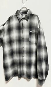 2000's made in usa CAL TOP ombre check shirt オンブレ ビンテージ USA シャツ