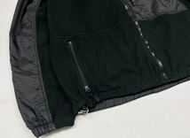 1990's STEVE AND BARRY'S Black full zip fleece jacket フリース ジャケット _画像2