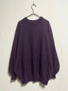 1980〜90's made in denmark BRISTOL mohair blend dolman sleeve knit スコットランド カシミヤ ウール ニット 