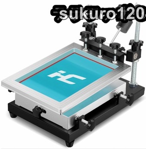  silk screen printer hand .. type 24*30cm high precision 5cm ski ji attached aluminium casting alloy screen print machine PCB basis board manual hand .. type (24*30cm)