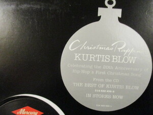 Kurtis Blow ： Christmas Rappin' 12'' /OLD SCHOOL/オールドスクール/BREAK DANCE/ブレイクダンス/ クリスマス / 5点で送料無料