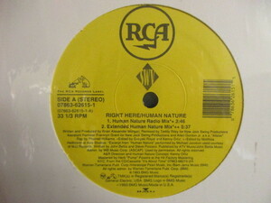 SWV ： Right Here / Human Nature 12'' (( Extended Mix / UK Back To Black Mix / Quiet Storm Mix / 落札5点で送料当方負担