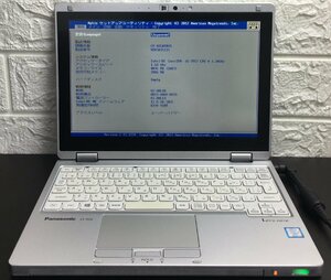 1円～ ■ジャンク Panasonic Let's note RZ6 / Core i5 7Y57 1.20GHz / メモリ 4GB / ストレージ欠品 / 10.1型 / OS無し / BIOS起動可