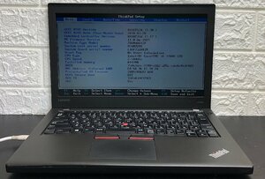 1円～ ■ジャンク LENOVO ThinkPad X270 / 第7世代 / Core i5 7200U 2.50GHz / メモリ 8GB / SSD 128GB / 12.5型 / OS無し / BIOS起動可