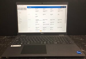 1円～ ■ジャンク DELL LATITUDE 3520 / 11世代 / Core i5 1145G7 2.60GHz / メモリ 16GB / NVMe SSD 256GB / 15.6型 / BIOS起動可 / OS無